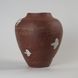 ваза ручної роботи з червоного шамоту з пташками PRS-VASE-BIRD-ONE фото 4