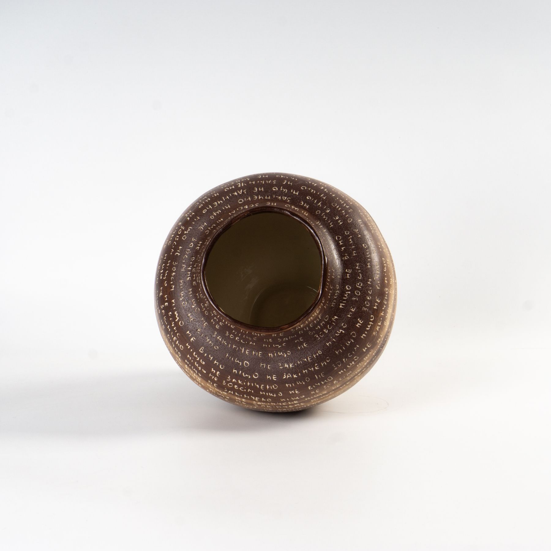 ваза "ніщо не вічне, ніщо не закінчене" PRS-VASE-MLK-ONE- фото